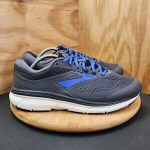 Brooks Dyad 10 Womens Gray Walking Running Shoes Sneakers Size 12 2E Extra Wide